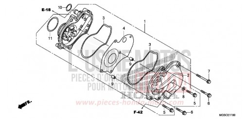 WATER PUMP NC700DC de 2012